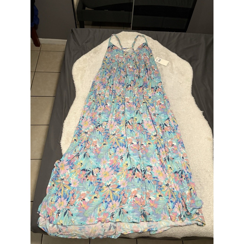 New O'Neill Women's Mel Brooklyn Maxi Floral Dress Size XL NWT
